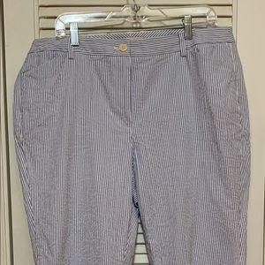 Cropped striped pants